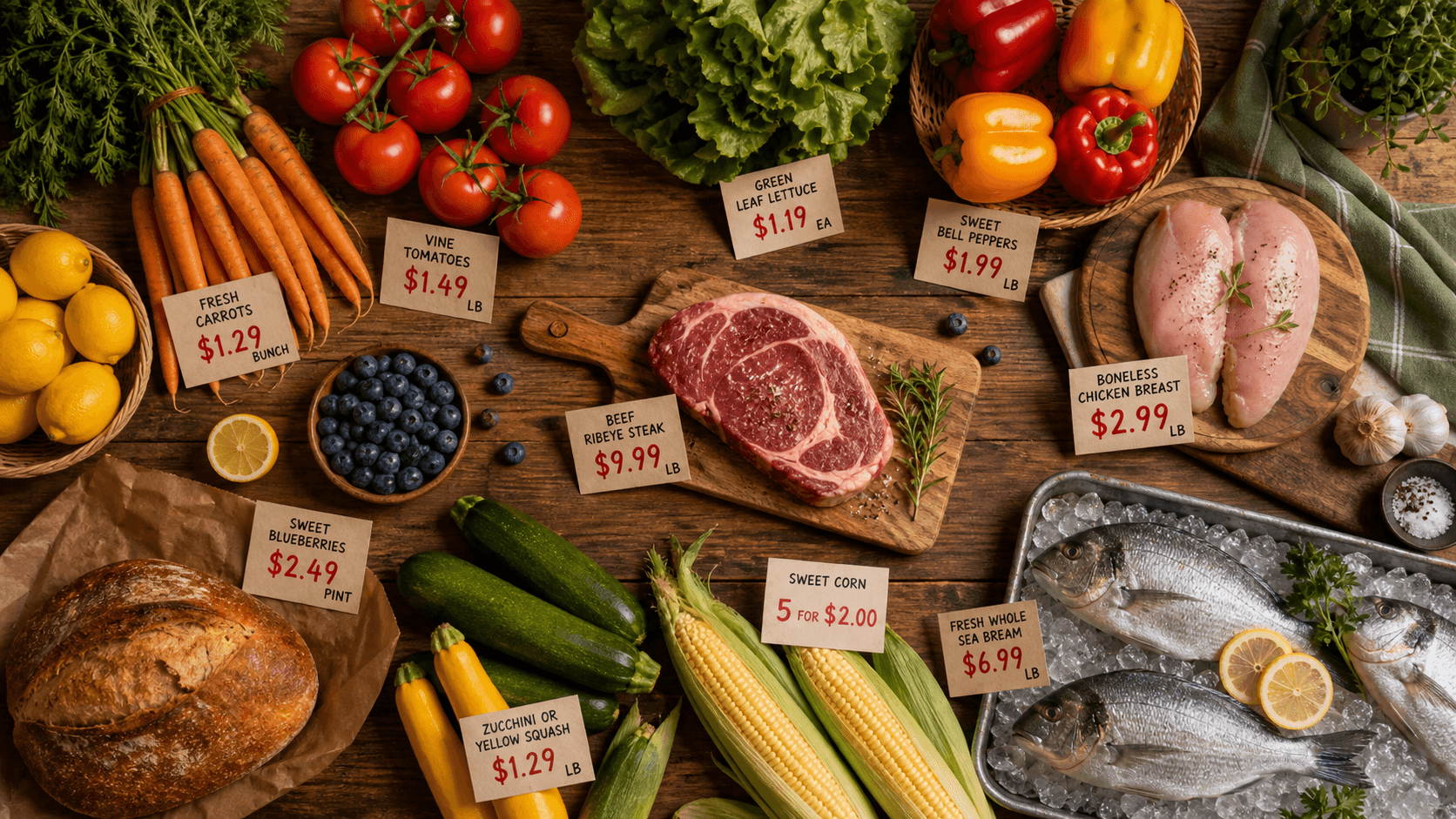 A clear weekly grocery plan built by Olli